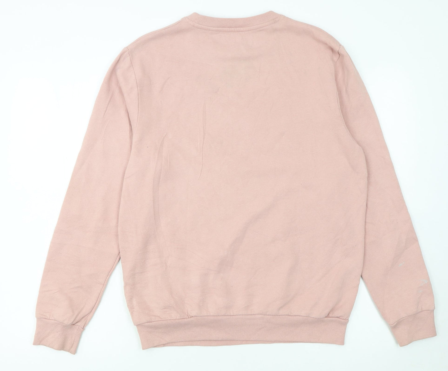 Disney Women Pink Minnie Mouse Graphic Pullover Sweatshirt Size 10 M