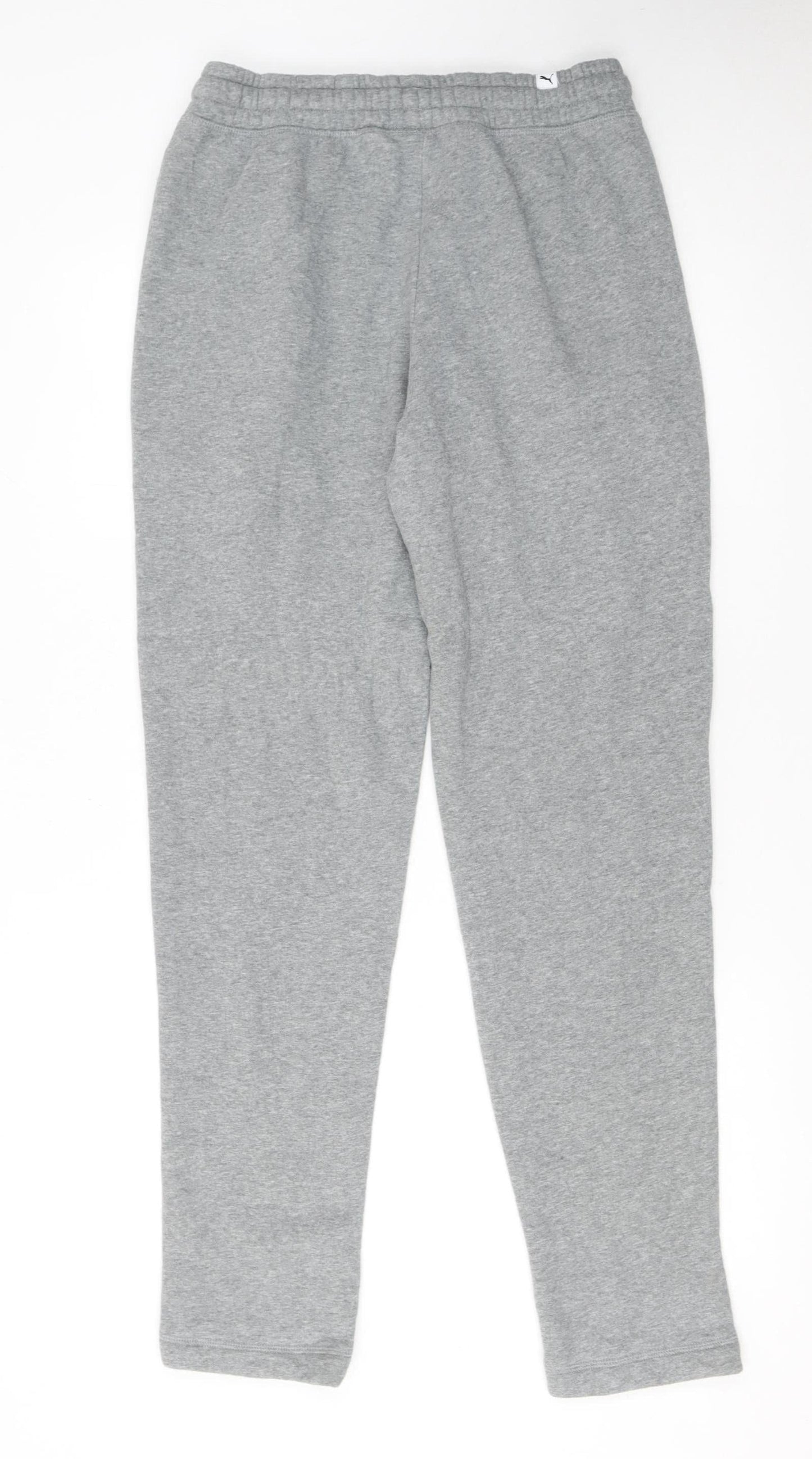 Puma Men's Grey Sweatpants S Regular Fit Lightweight Joggers