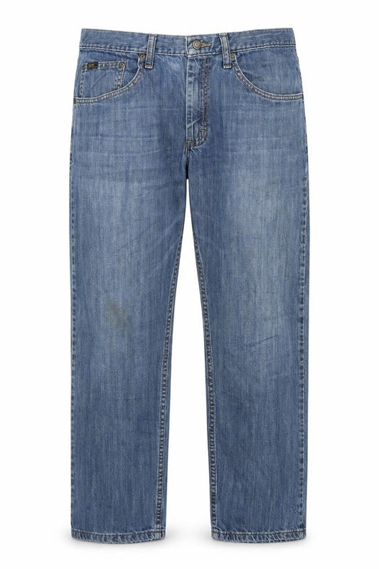 Lee Premium Select Men’s Blue Straight Leg Jeans 36x29 Cotton Denim