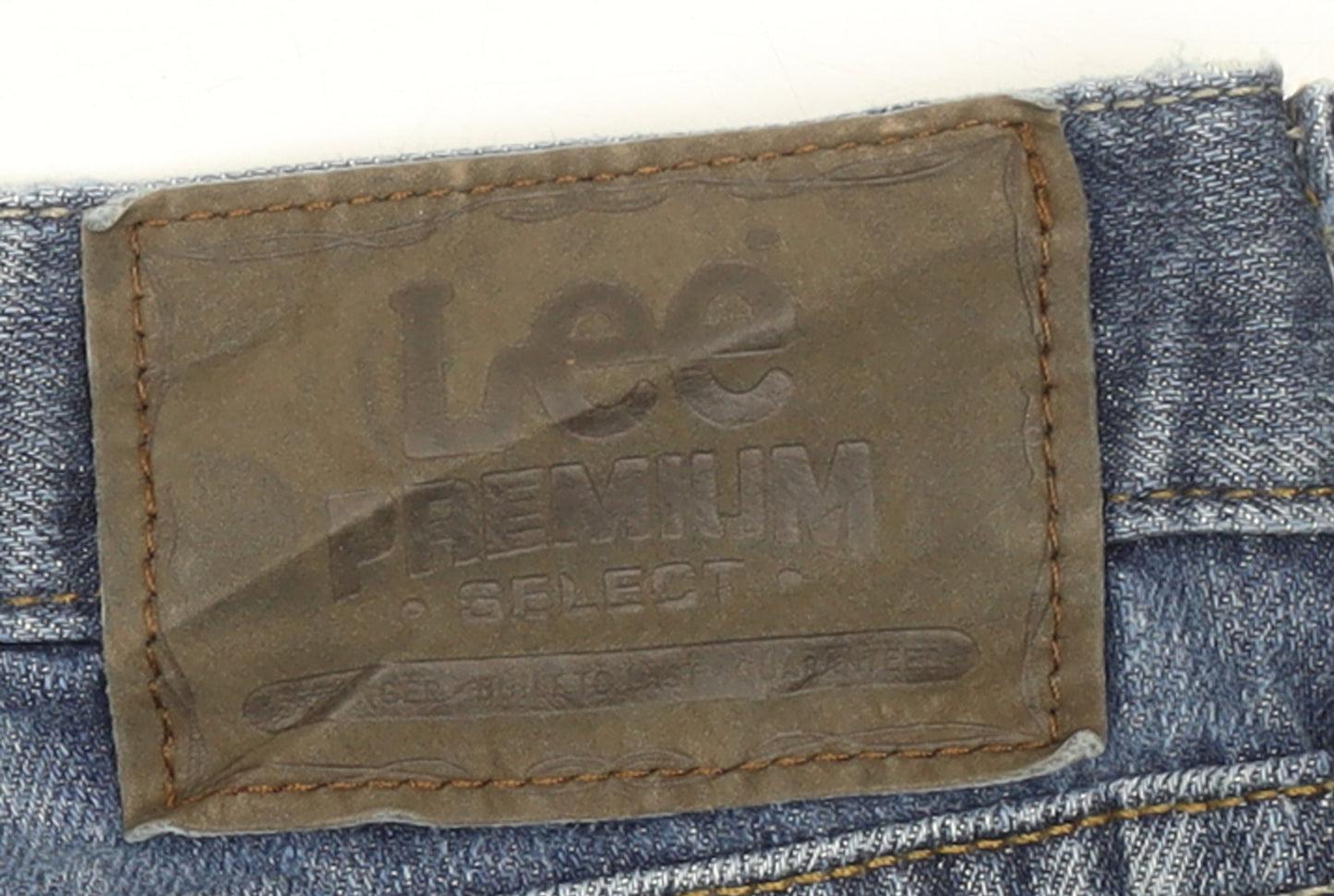 Lee Premium Select Men’s Blue Straight Leg Jeans 36x29 Cotton Denim
