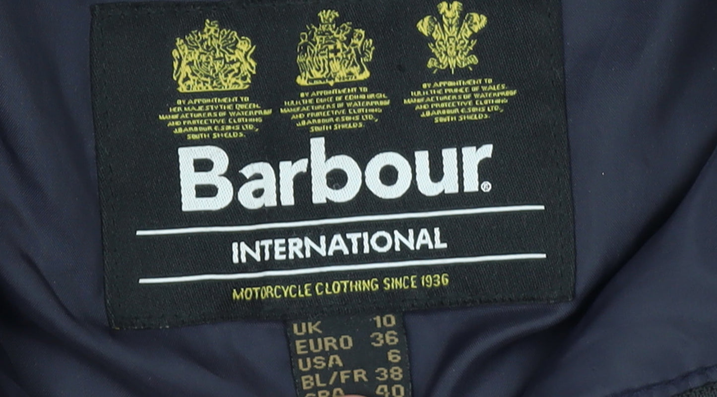 Barbour Women’s Blue Quilted Hooded Jacket Size 10