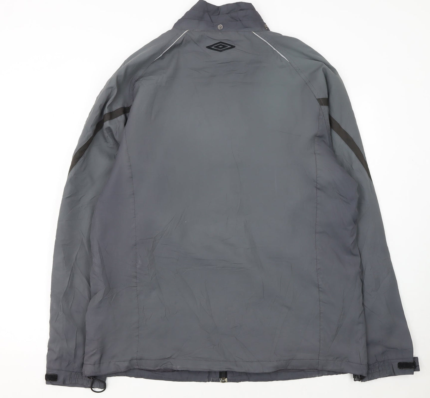 Umbro Men's Grey XL Windbreaker Activewear Jacket