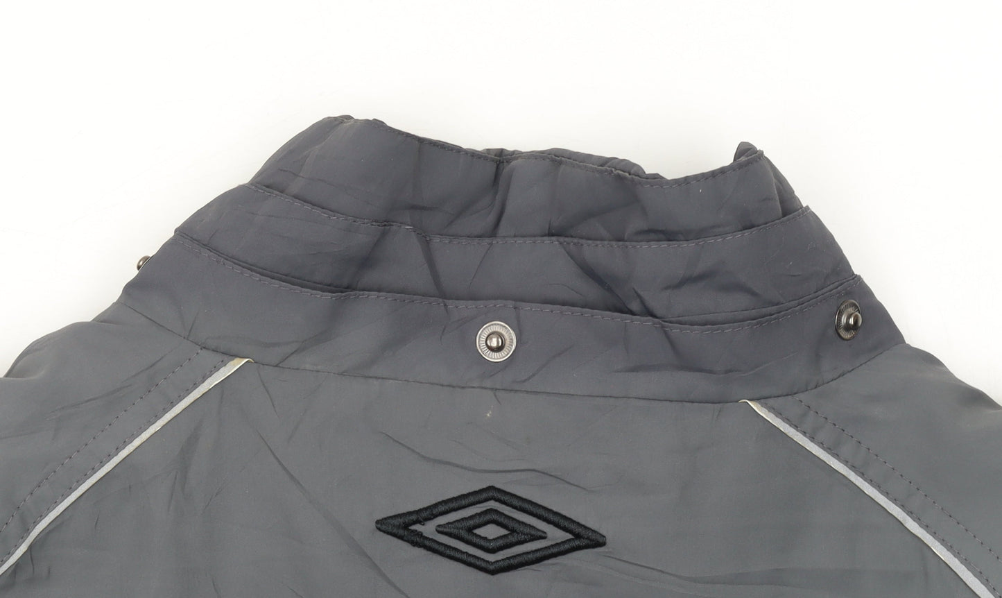 Umbro Men's Grey XL Windbreaker Activewear Jacket