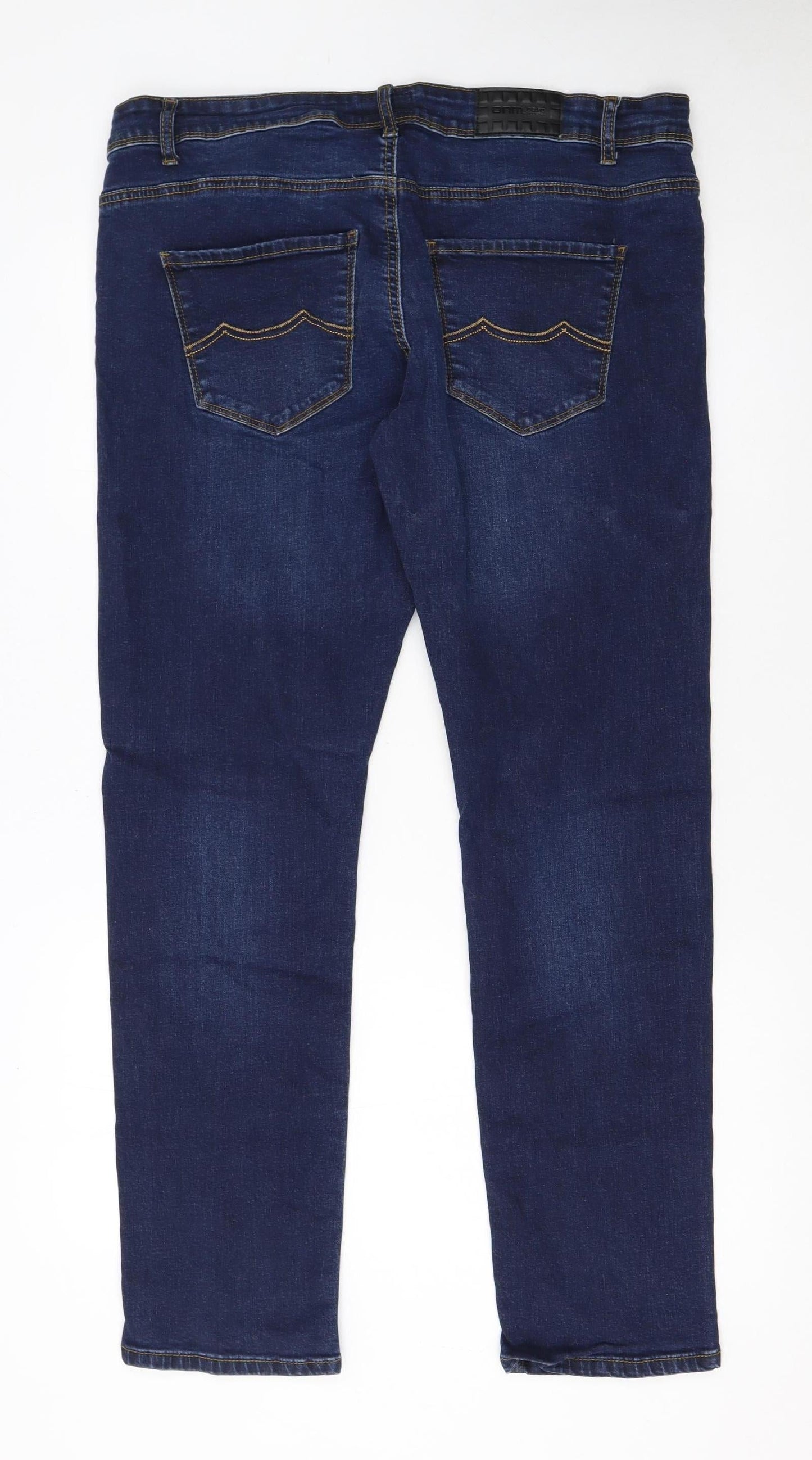 ONM Industry Men's Blue Slim Fit Stretch Denim Jeans 34R