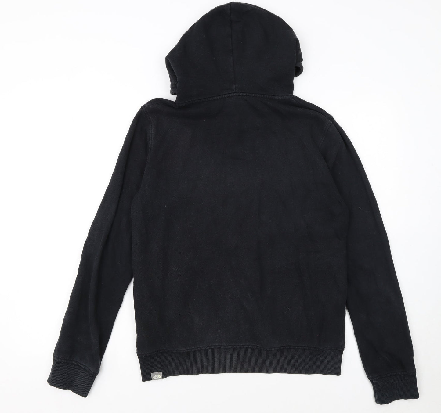 The North Face Girls Black XL Pullover Hoodie with Logo Print