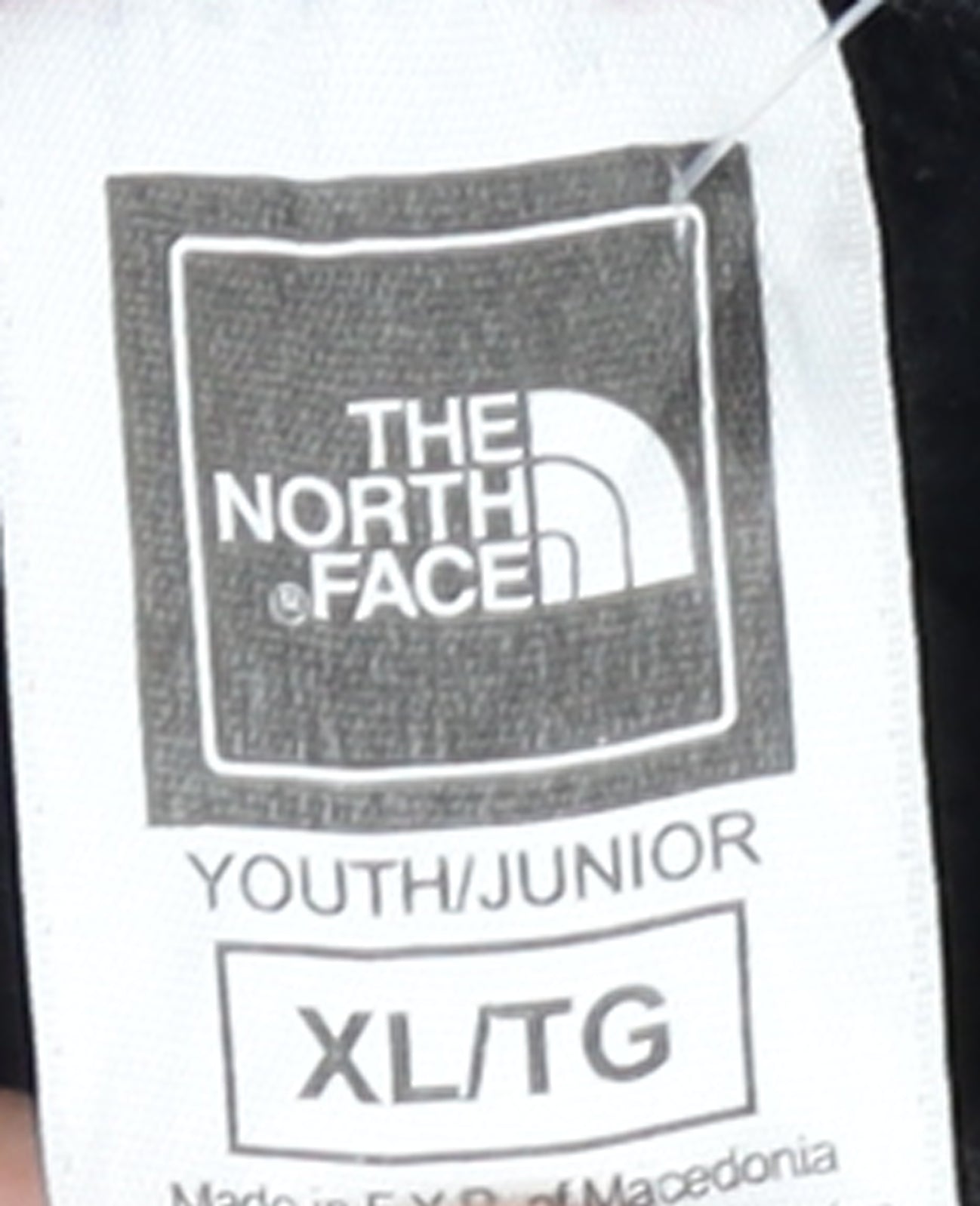 The North Face Girls Black XL Pullover Hoodie with Logo Print