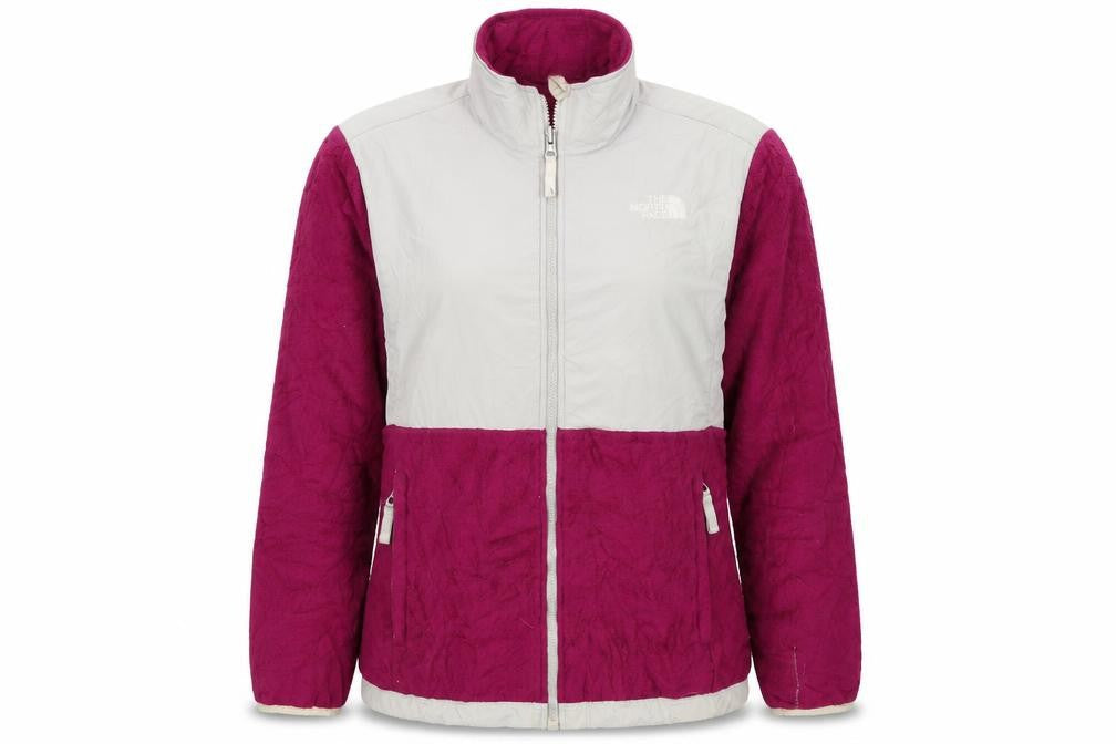 The North Face Girls Purple Fleece Jacket XL Full Zip Outdoor Style