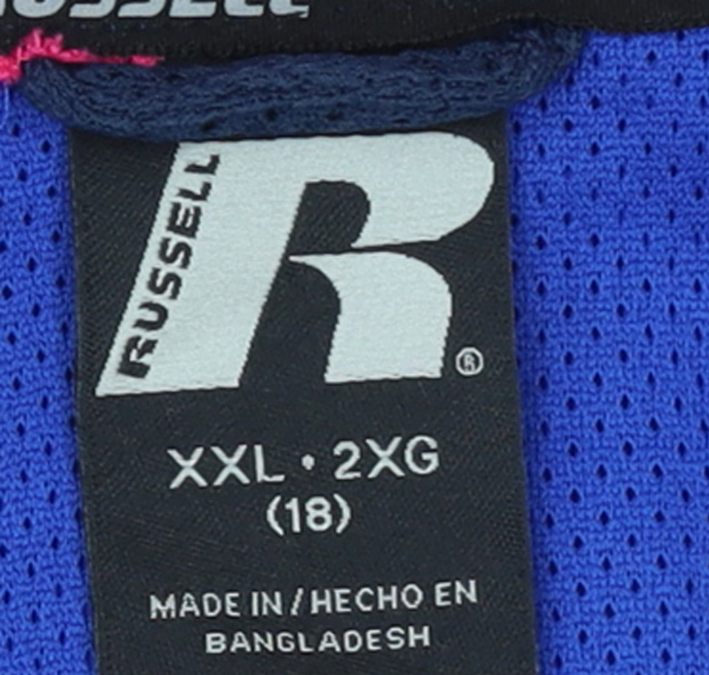 Russell Girls Blue Lightweight Hooded Windbreaker Jacket Size 18