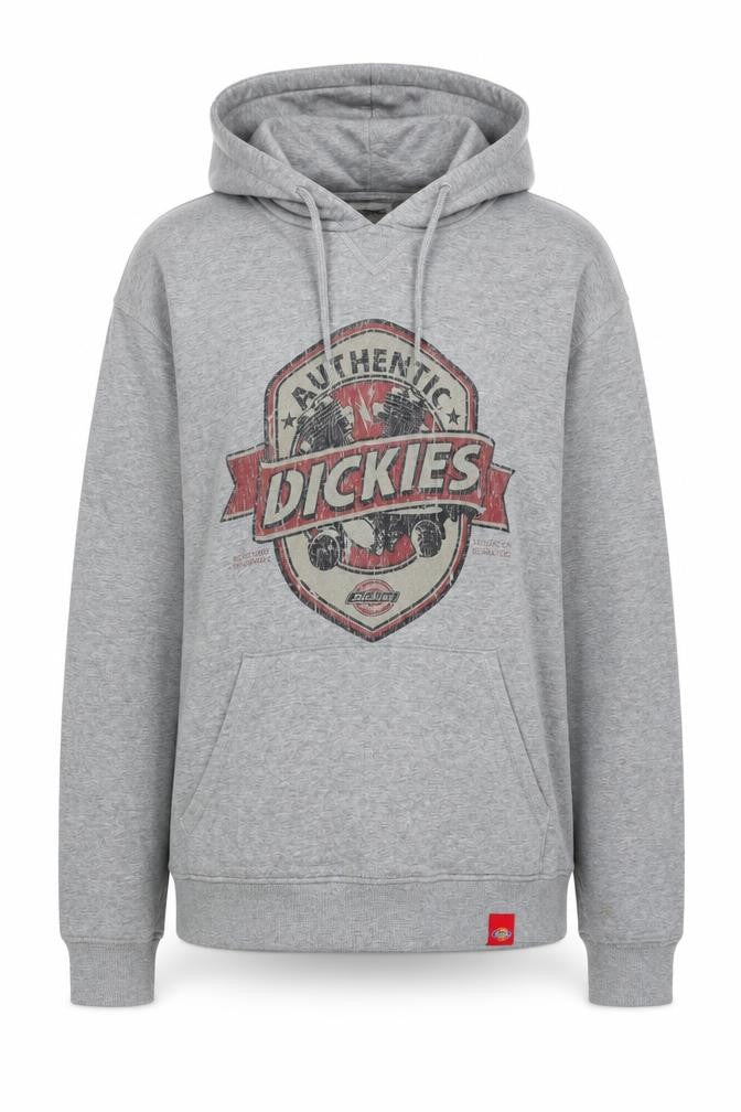 Dickies Women's Grey Pullover Hoodie Medium Authentic Logo Graphic