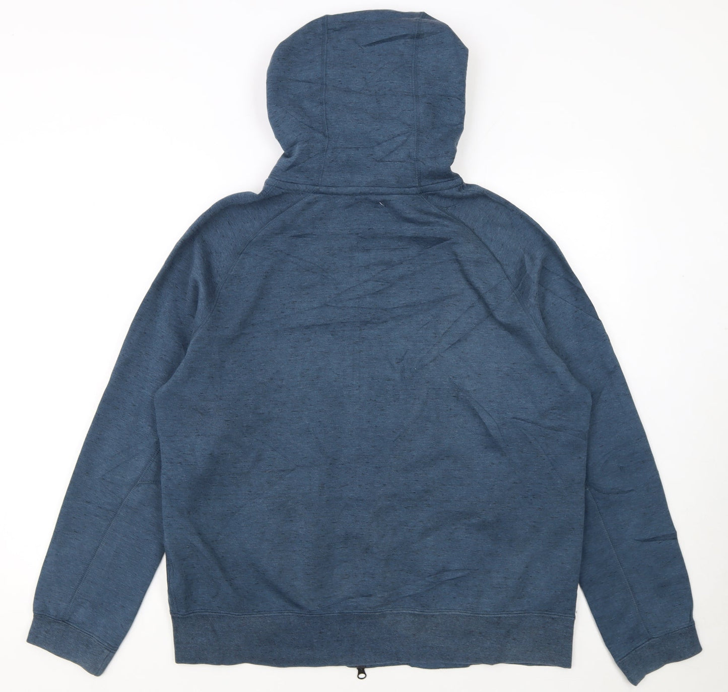 Nike Men's Blue Full Zip Hoodie L Regular Fit Lightweight Jacket