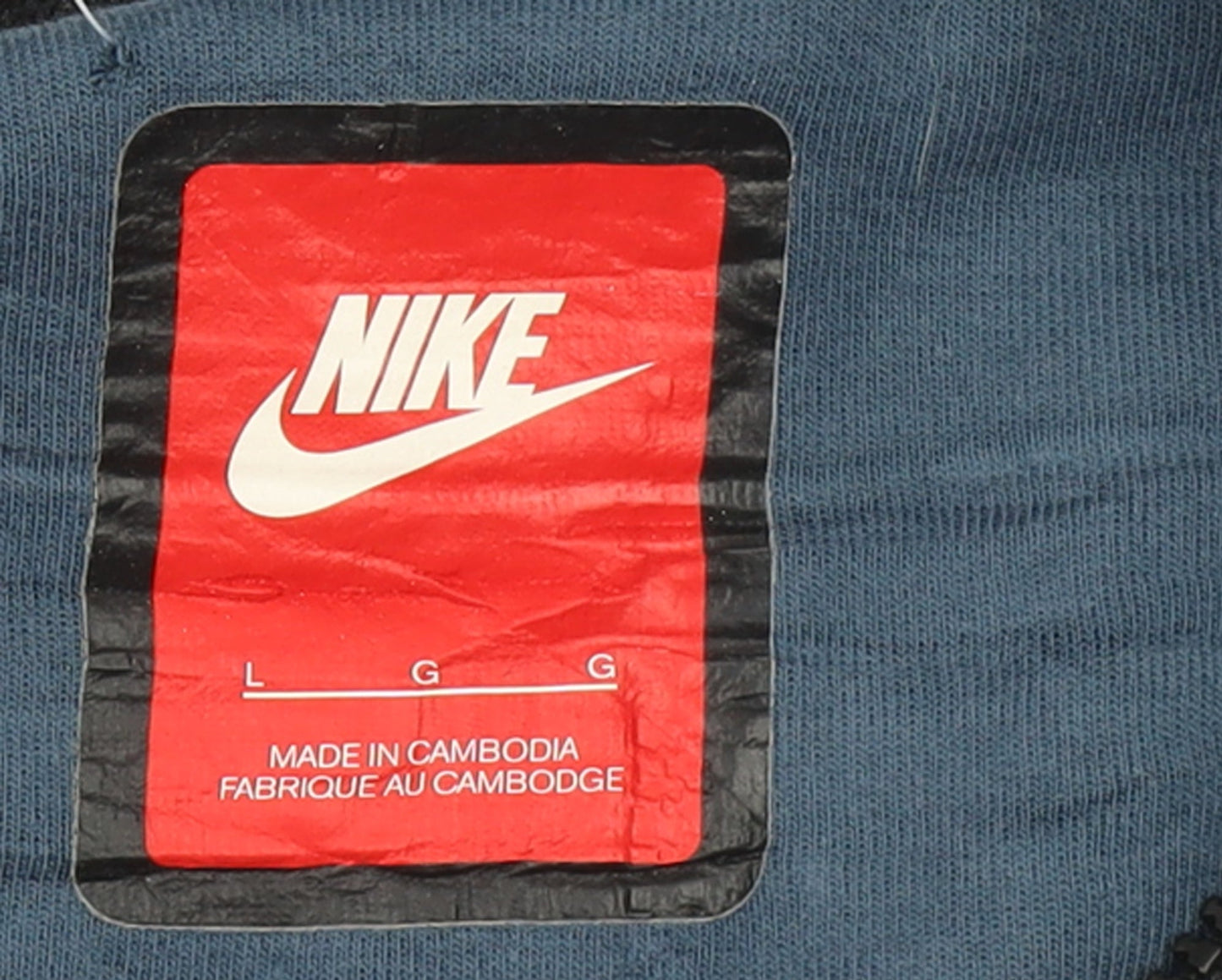 Nike Men's Blue Full Zip Hoodie L Regular Fit Lightweight Jacket