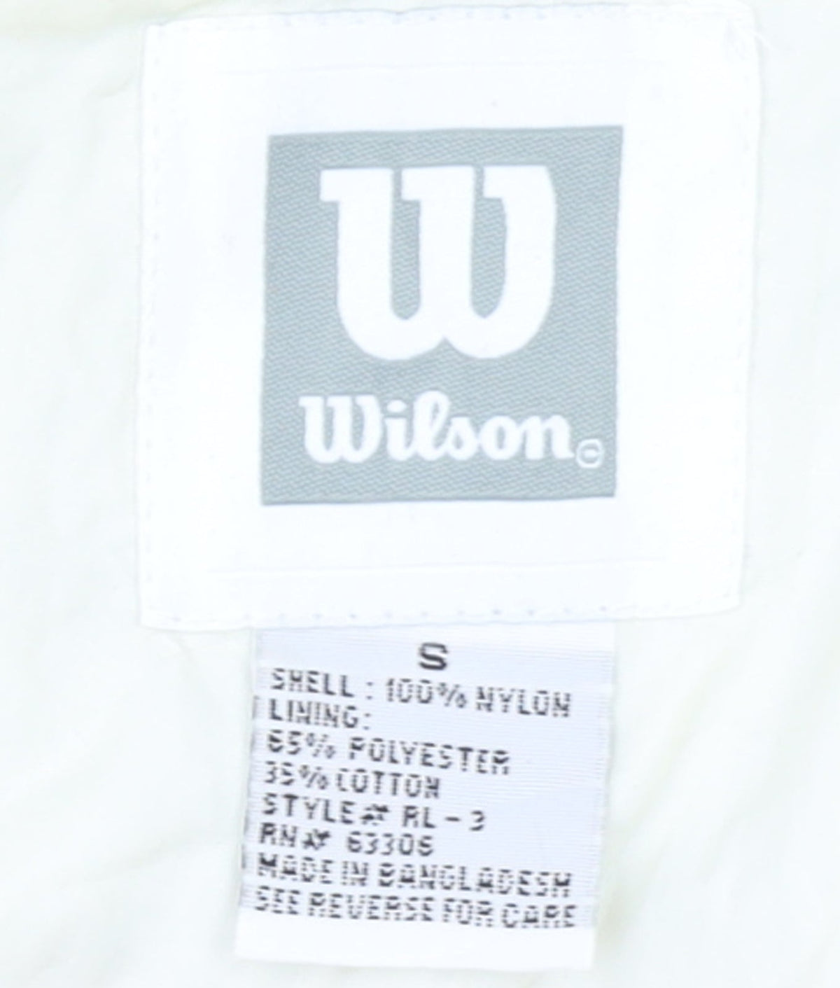 Wilson Womens Yellow Black Colourblock Nylon Windbreaker Jacket S