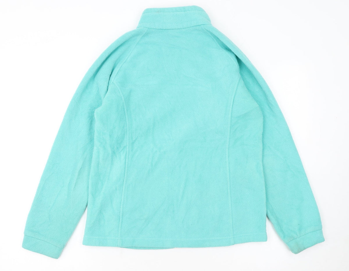 Columbia Girls Blue Fleece Full Zip Jacket XL Lightweight Outdoor