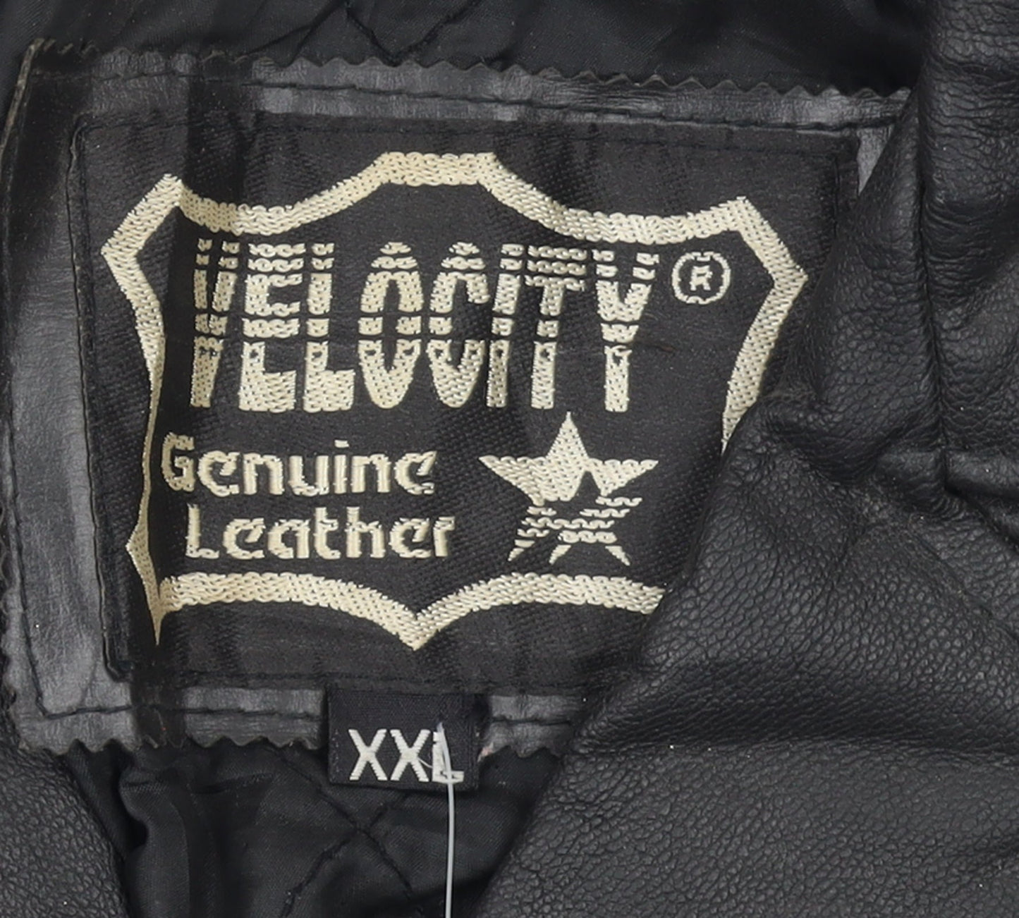 Velocity Women’s Black Genuine Leather Biker Jacket XXL