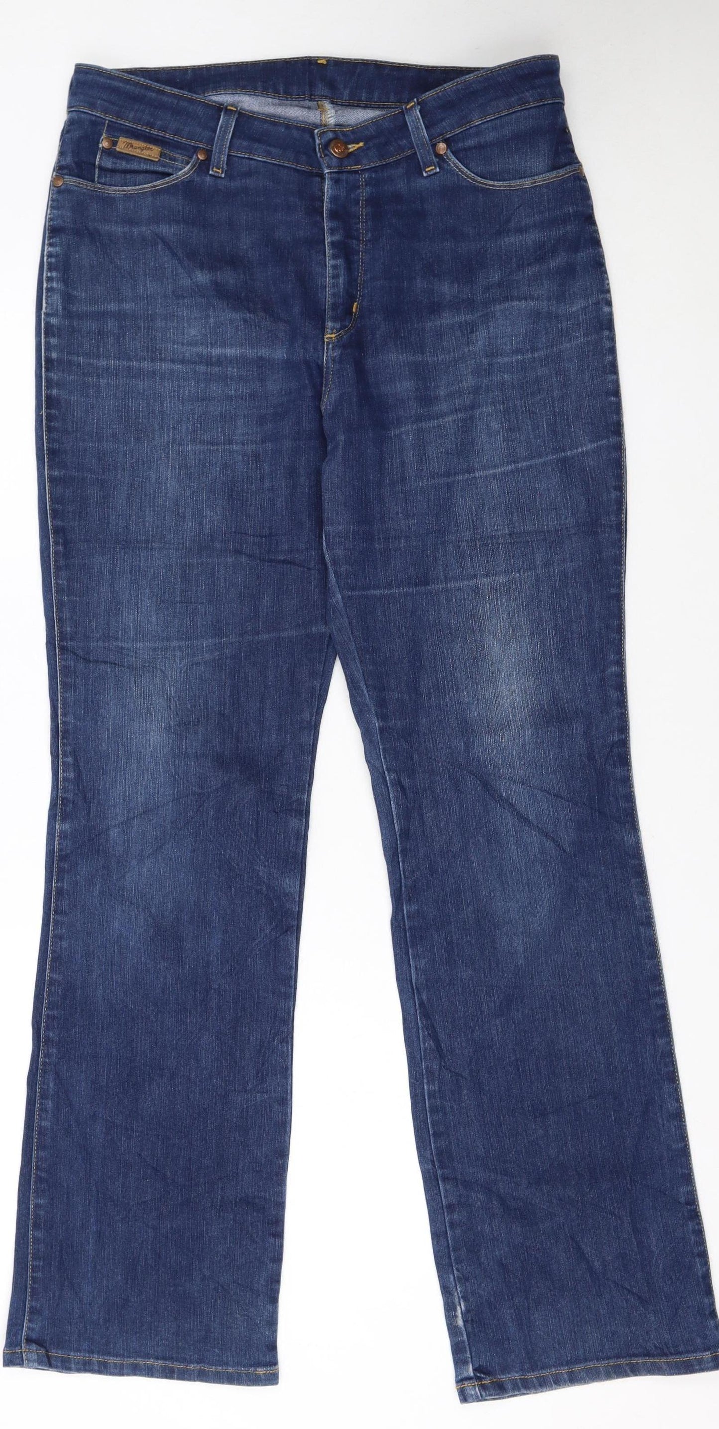 Wrangler Men's Blue Bootcut Regular Fit Jeans W33 L32