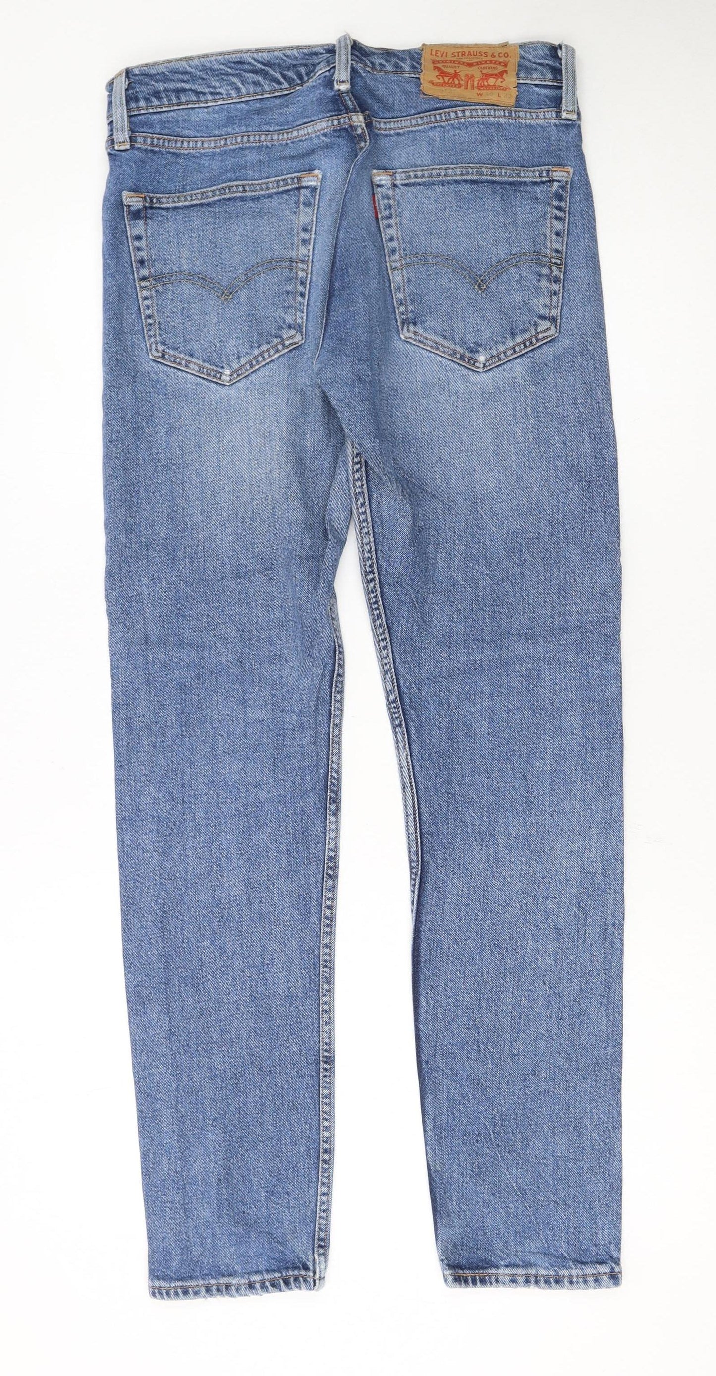 Levi's Women's Blue 512 Straight Leg Mid Rise Jeans W30 L32