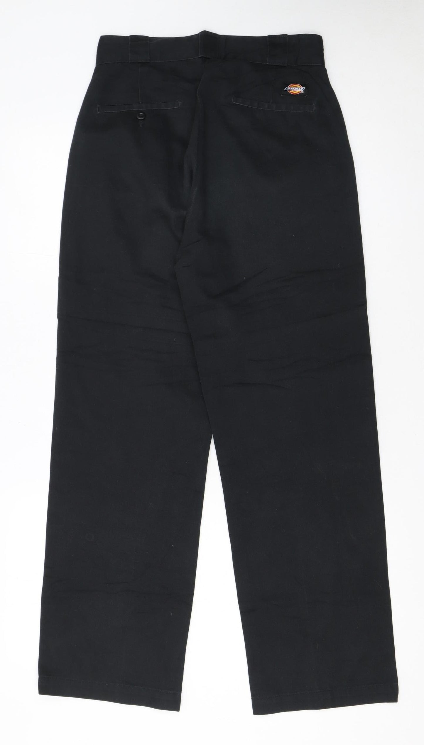 Dickies Women Black 26 Regular Chino Workwear Trousers