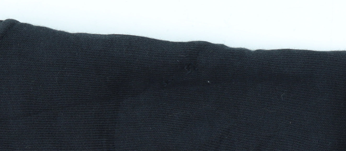 Nike Women Black Short Sleeve Pullover Sweatshirt XL Logo Print