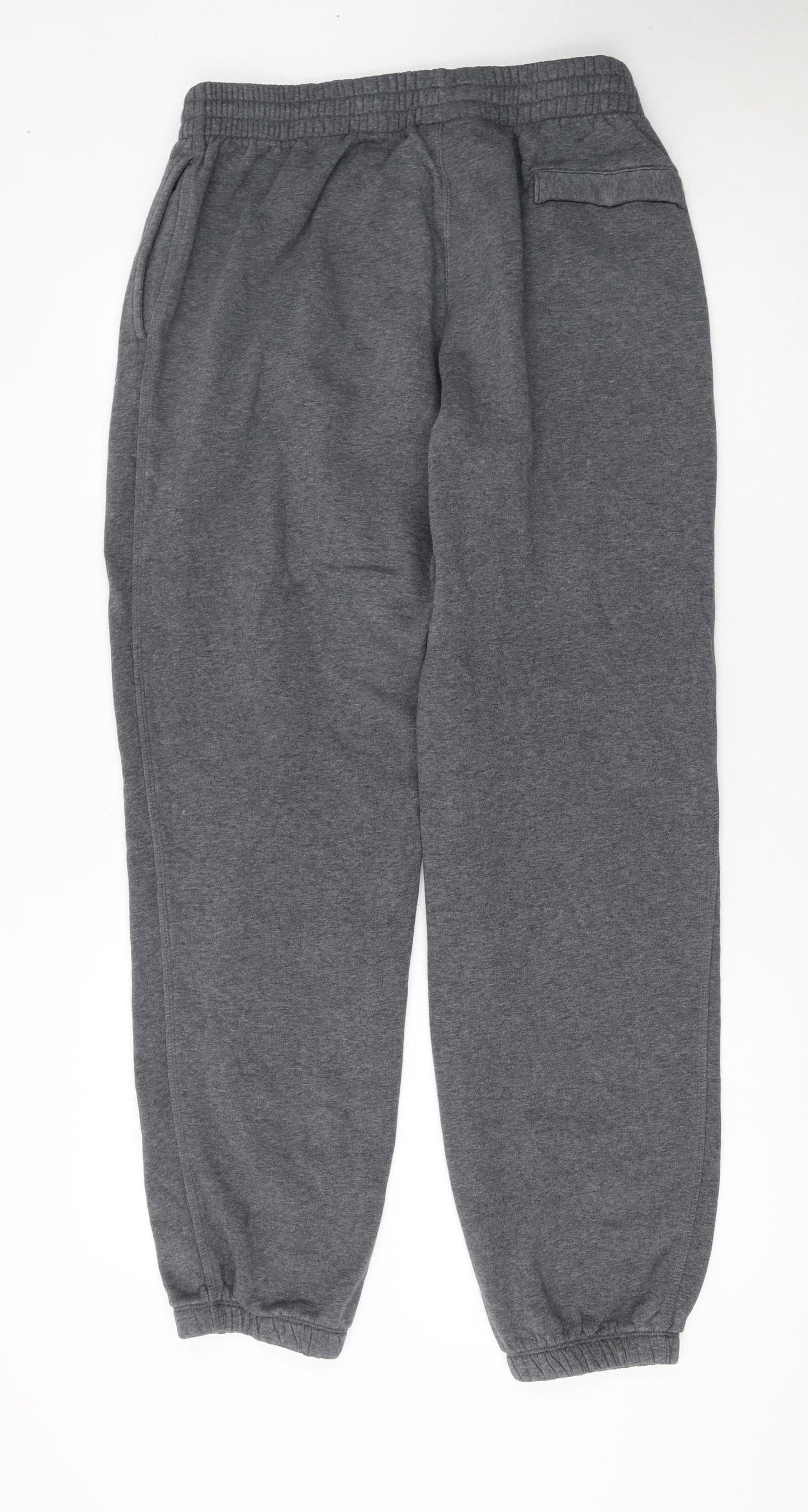 Nike Men's Grey Fleece Sweatpants M Regular Fit Athletic Trousers
