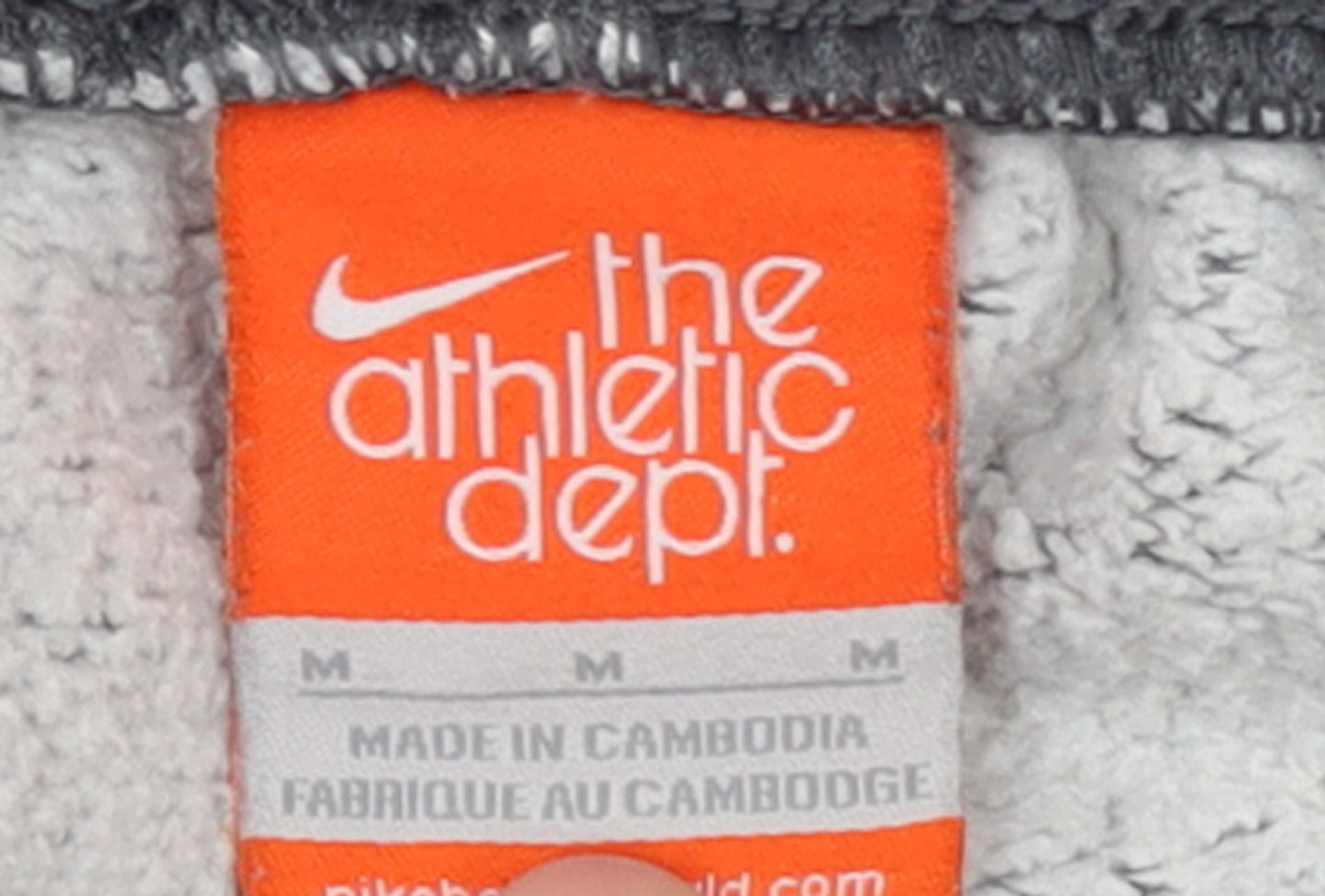Nike Men's Grey Fleece Sweatpants M Regular Fit Athletic Trousers