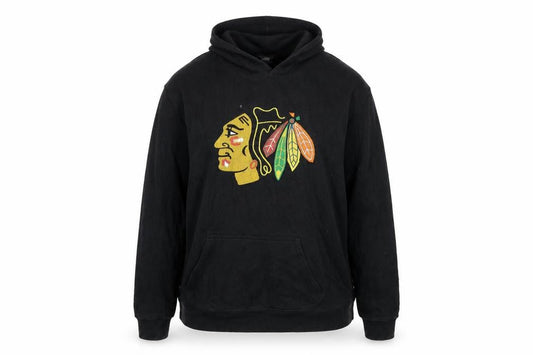 Old Womens Time Hockey Black 2XL Pullover Hoodie Sweatshirt
