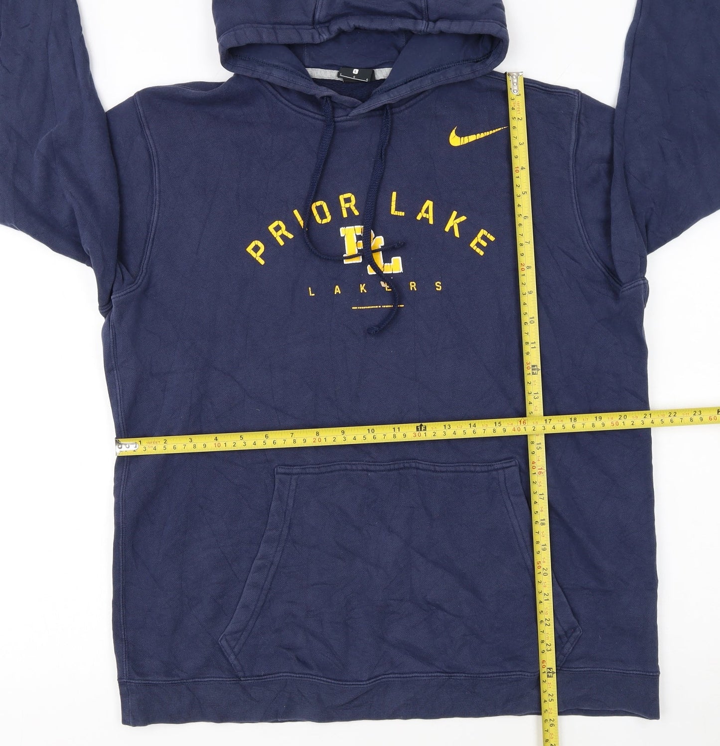 Nike Men's Blue Pullover Hoodie Size L Graphic Sportswear