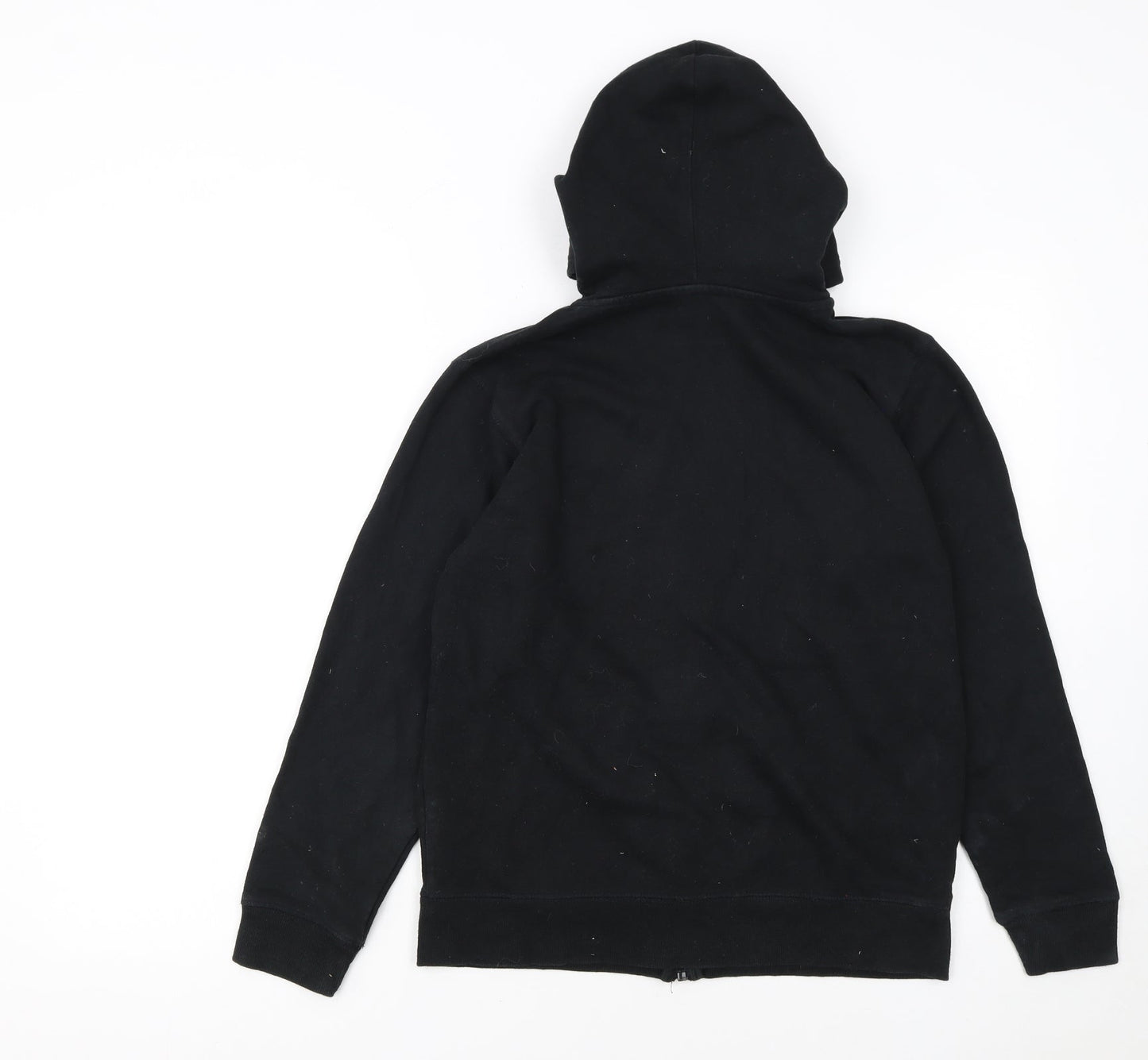 Champion Boys Black Full Zip Hoodie Size L Cotton Blend Athleticwear