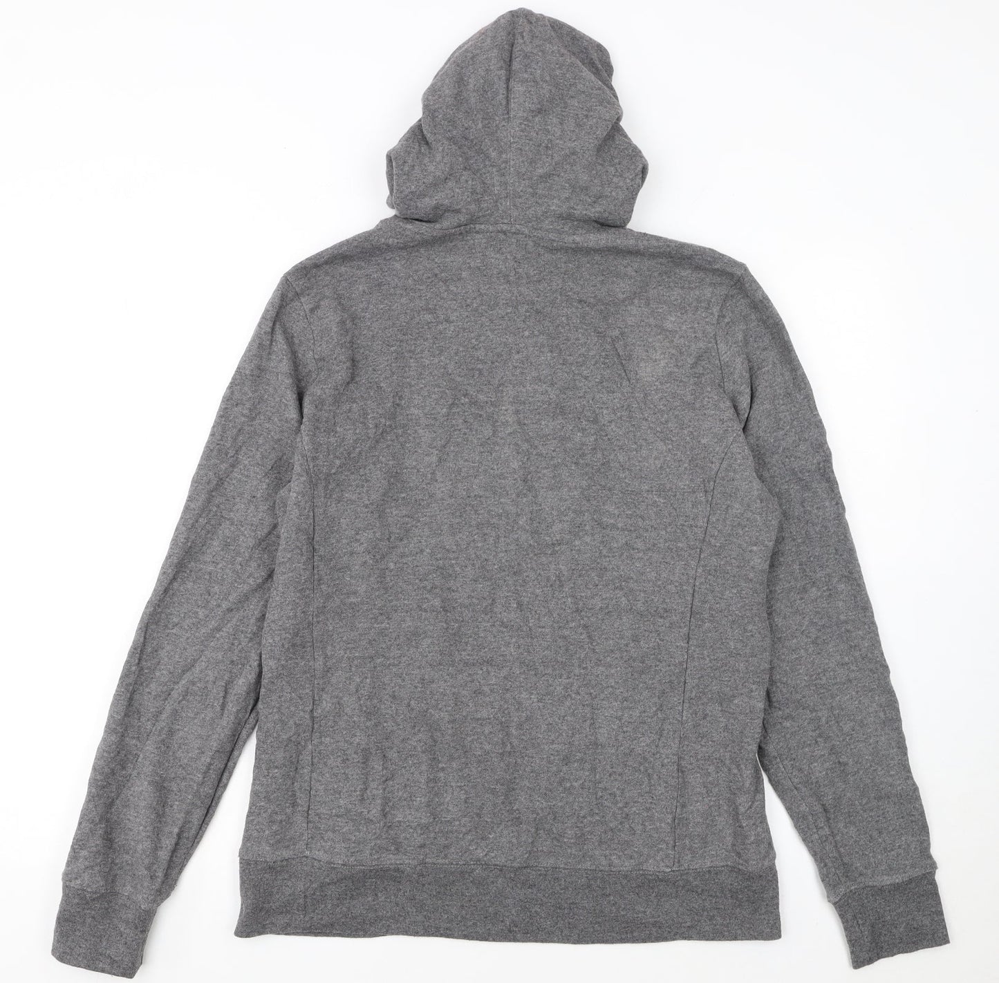 The North Face Womens Grey Pullover Hoodie Size L Fleece Lined
