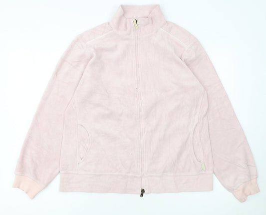 Champion Women’s Pink Fleece Full Zip Jacket Size L