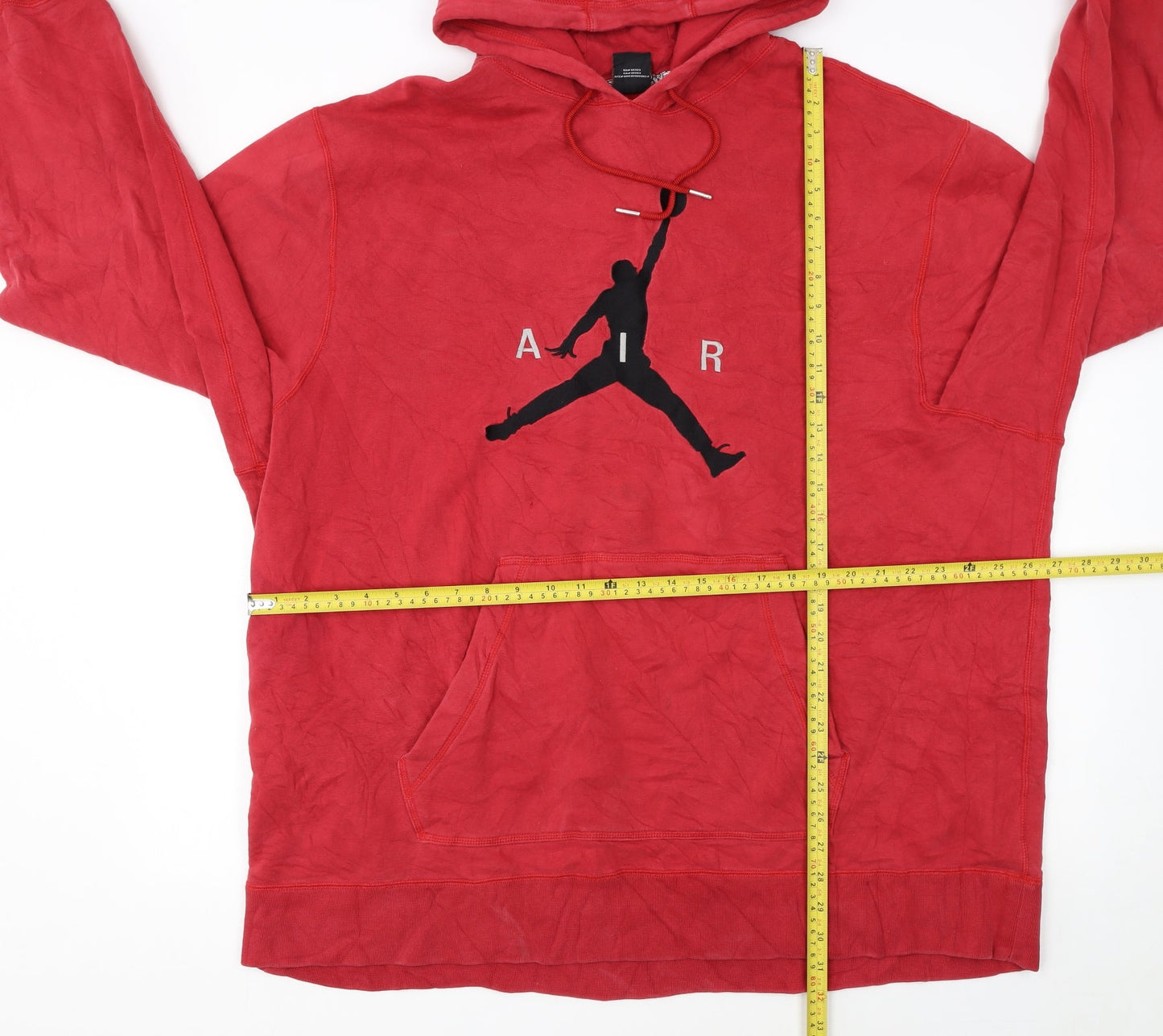 Jordan Men's Red Graphic Pullover Hoodie 3XL Sports Style