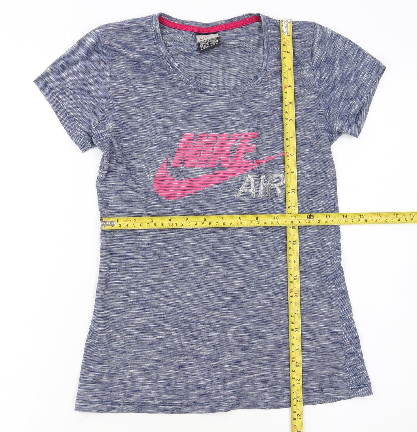Nike Girls Blue Short Sleeve Logo T-Shirt Size 14-16 Years