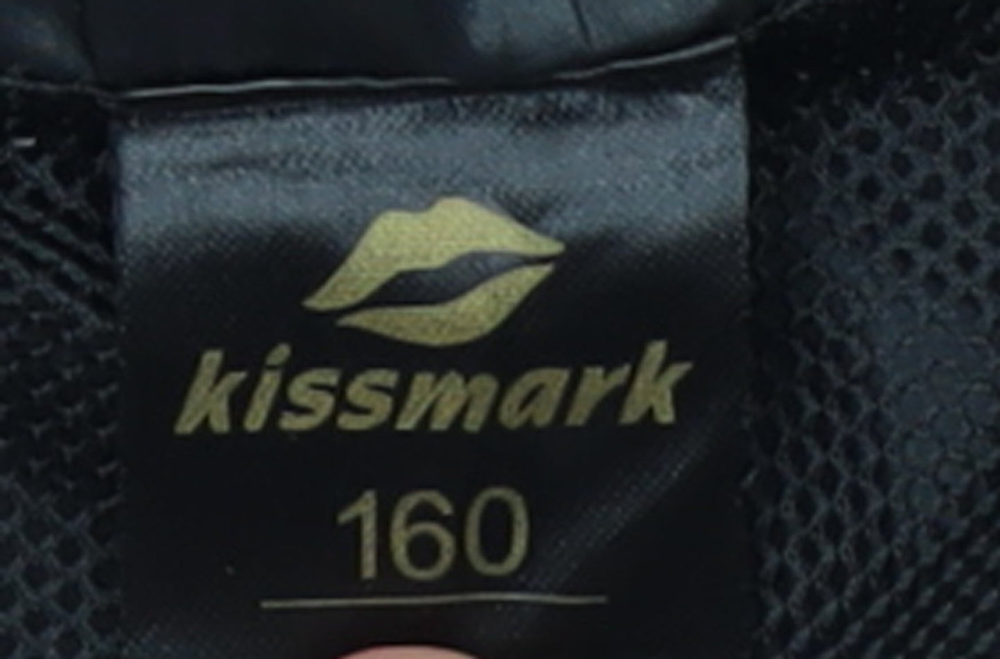 Kissmark Girls Black & Aqua Track Jacket Size 12-13 Years Lightweight Zip