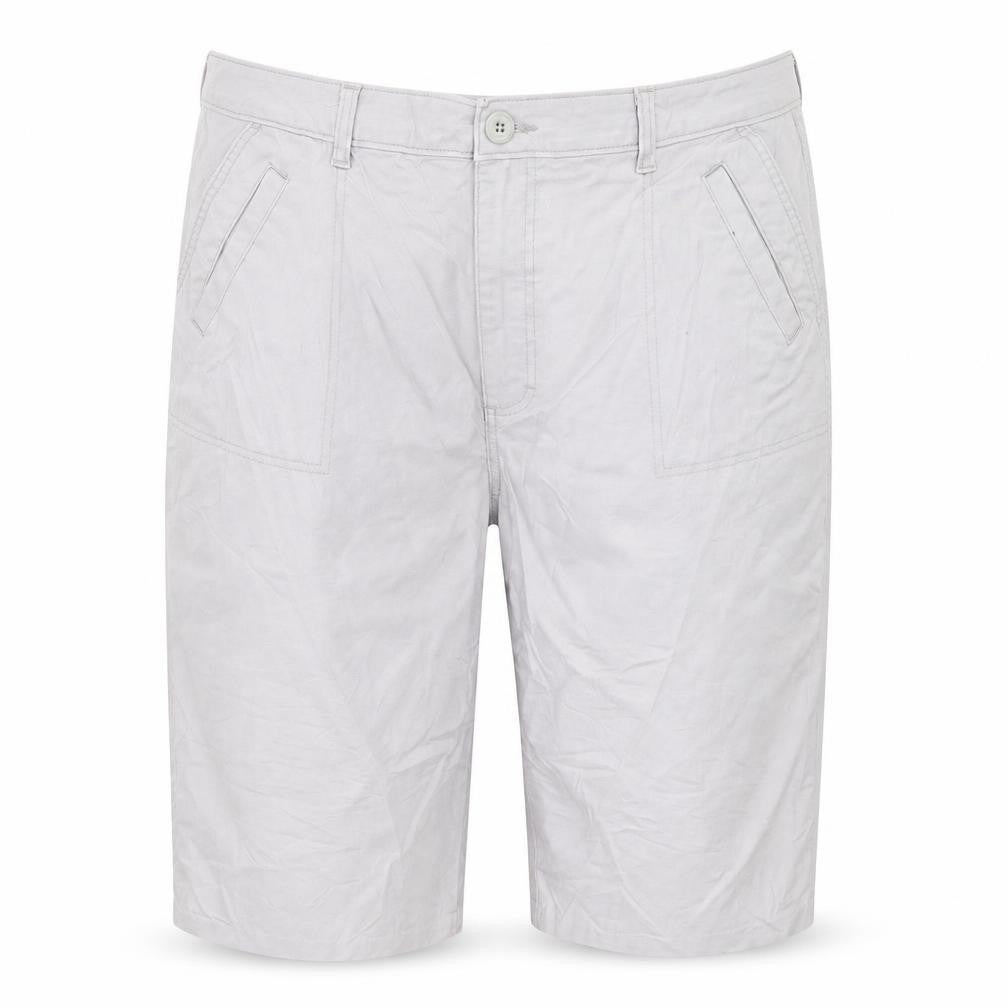 Lee Women’s Grey High Rise Chino Shorts M Regular Fit Heritage