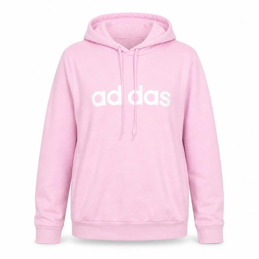 Adidas Women's Pink Pullover Hoodie Size S Hooded Sweatshirt
