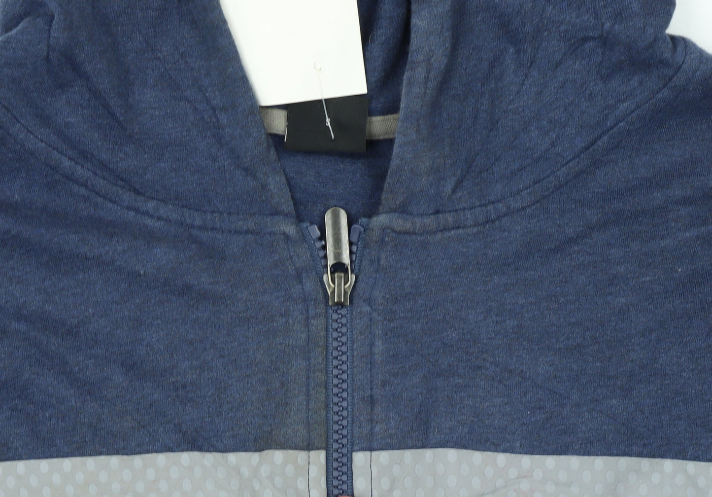 Hugo Boss Men's Blue Full Zip Hoodie Size S Jersey Cotton