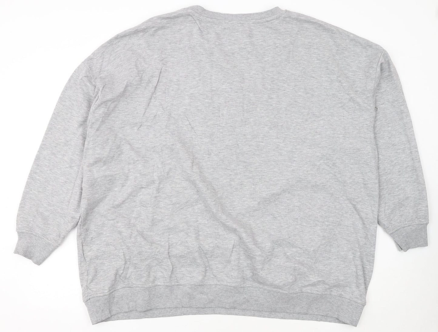 Disney Women Grey XL Sweatshirt Mickey & Friends Good Vibes Only
