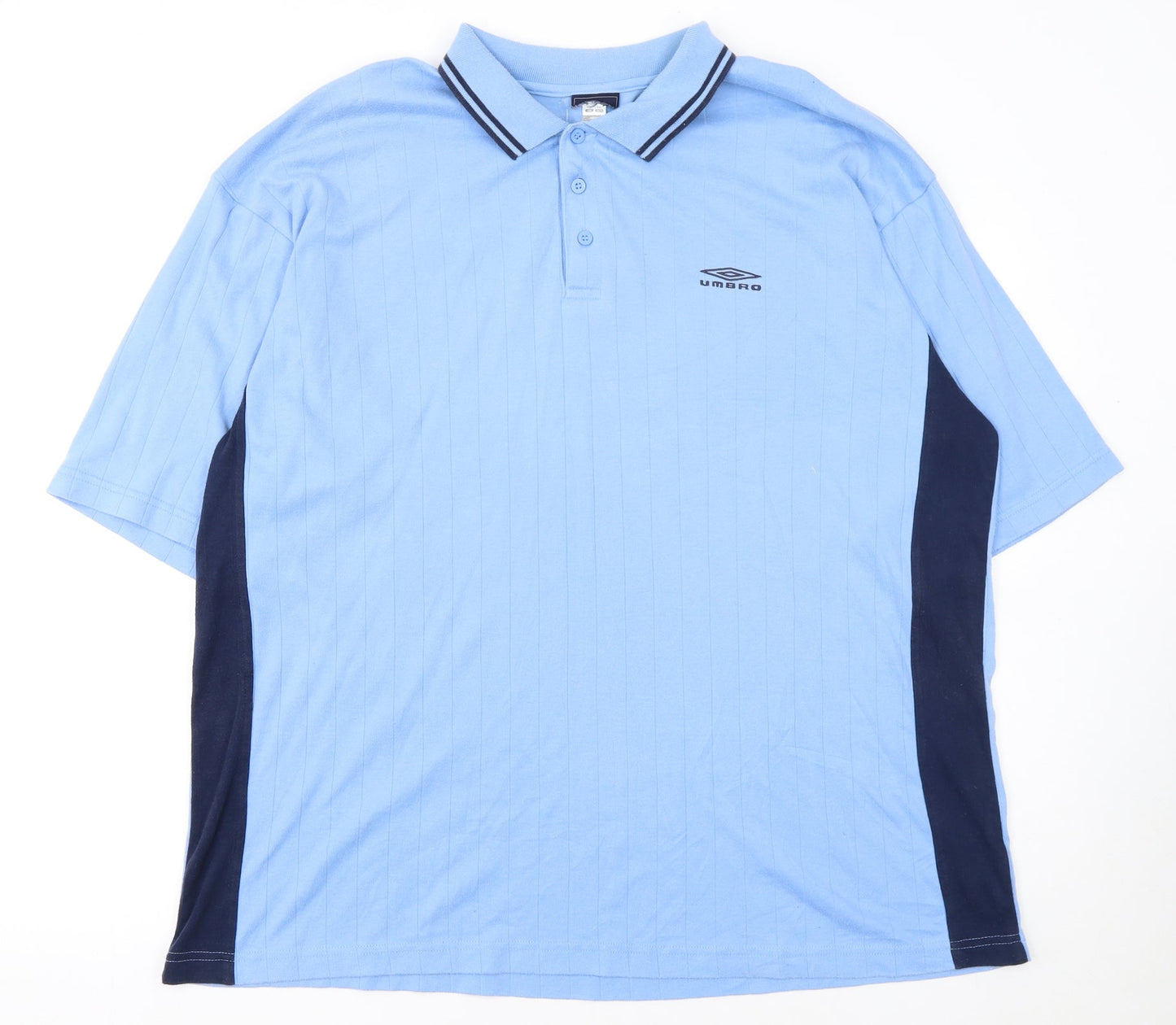 Umbro Men’s Blue 2XL Polo Shirt Casual Sports Top