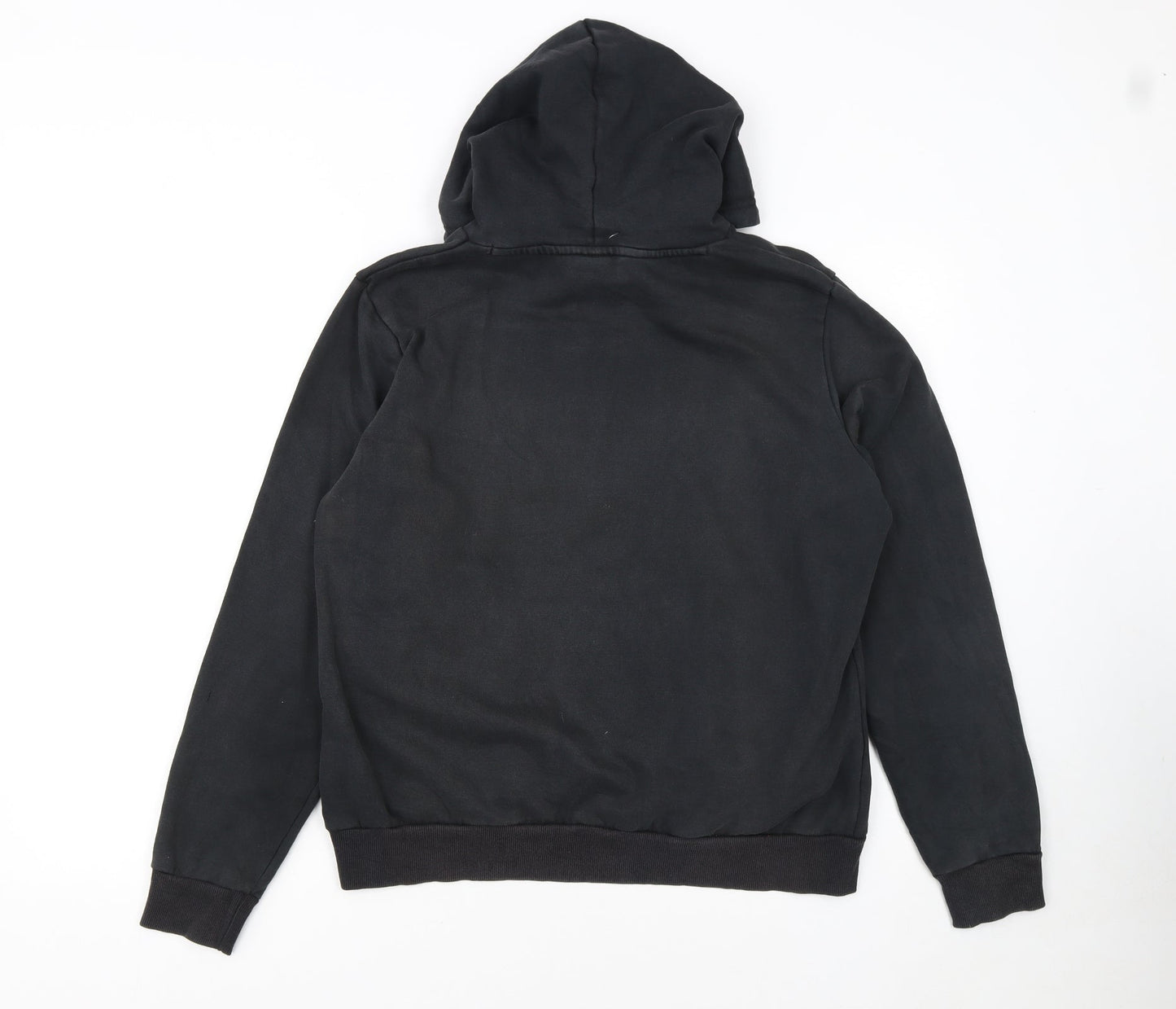 Puma Women's Black XL Pullover Hoodie with Logo Print