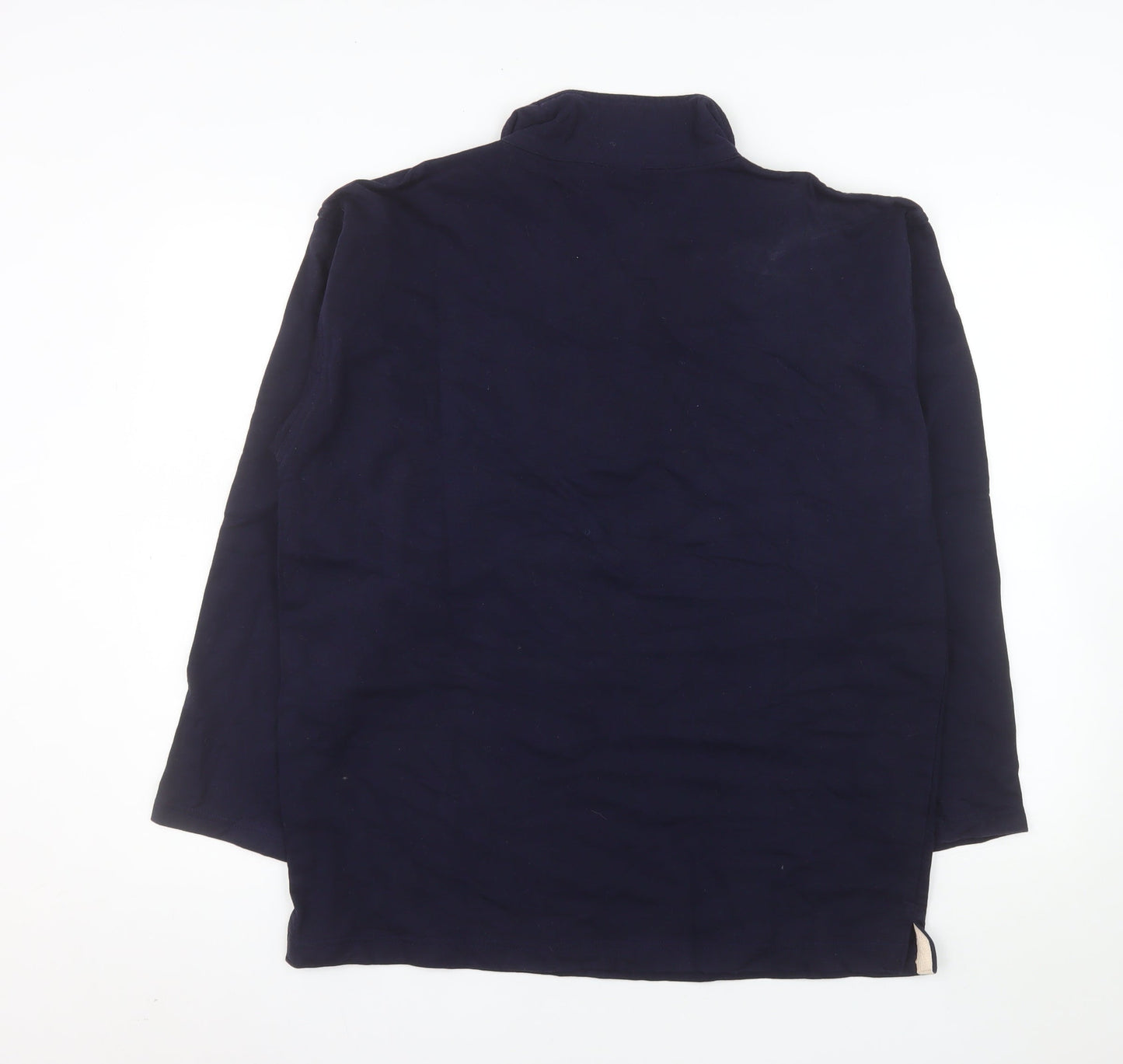 Oneway Men's Navy Blue Fleece 1/4 Zip Pullover Sweatshirt XL