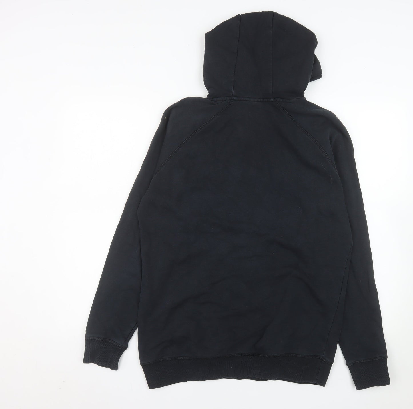 Gymshark Men Black Pullover Hoodie M Regular Fit Logo Fleece
