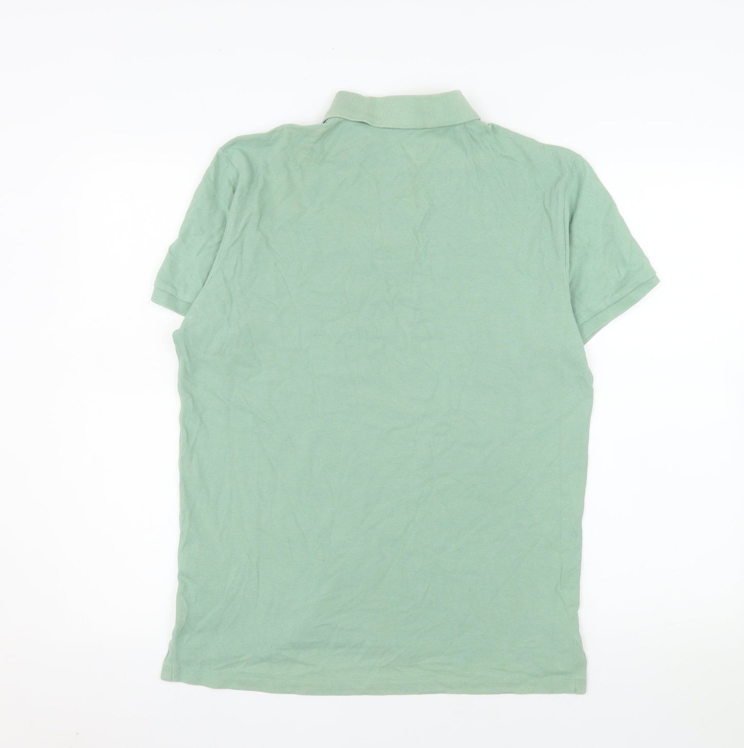 Ralph Lauren Men's Green Slim Fit Polo Shirt Size M 100% Cotton