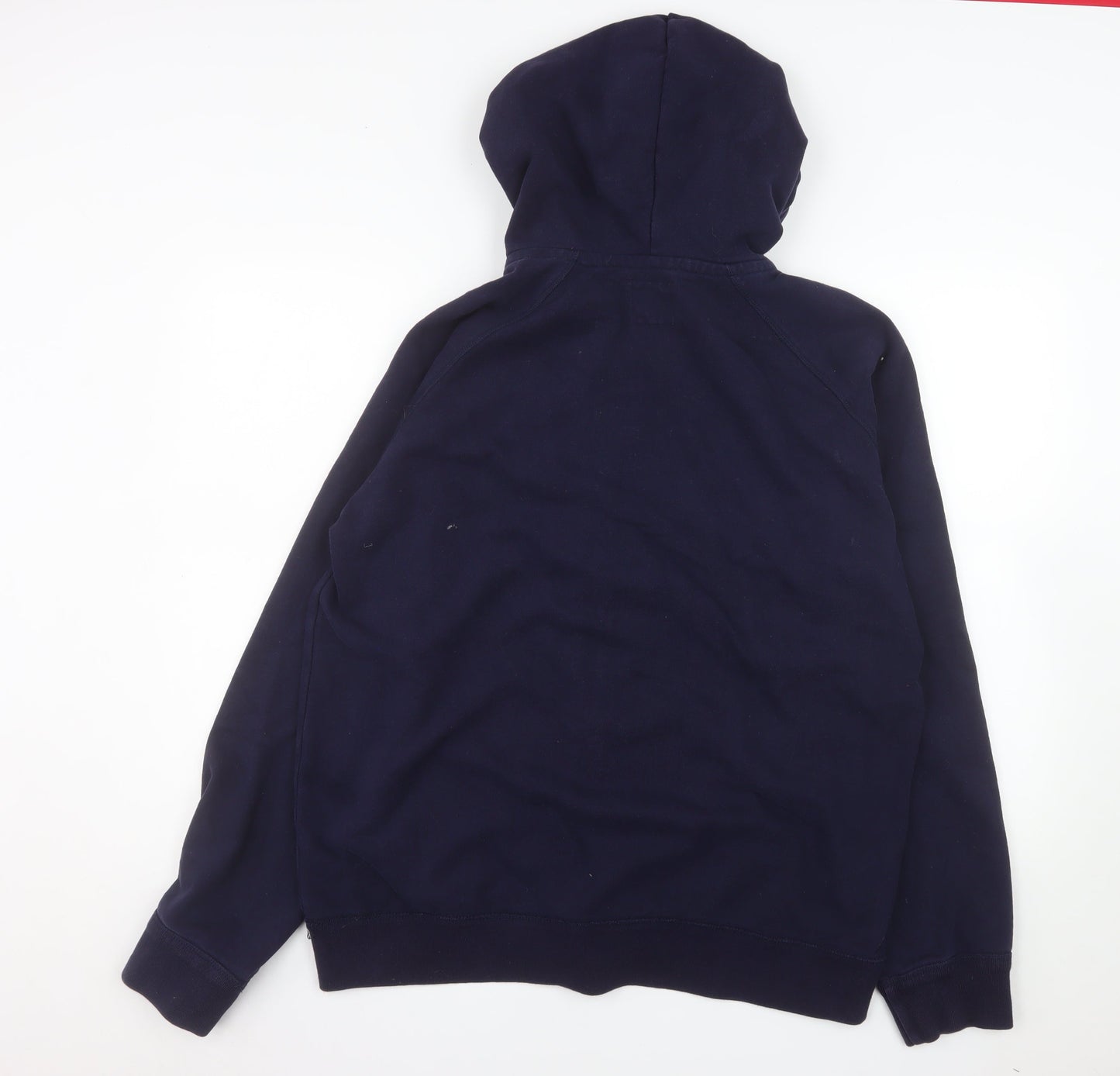 GAP Men’s Blue Full Zip Hooded Fleece Jacket XL Cotton Blend