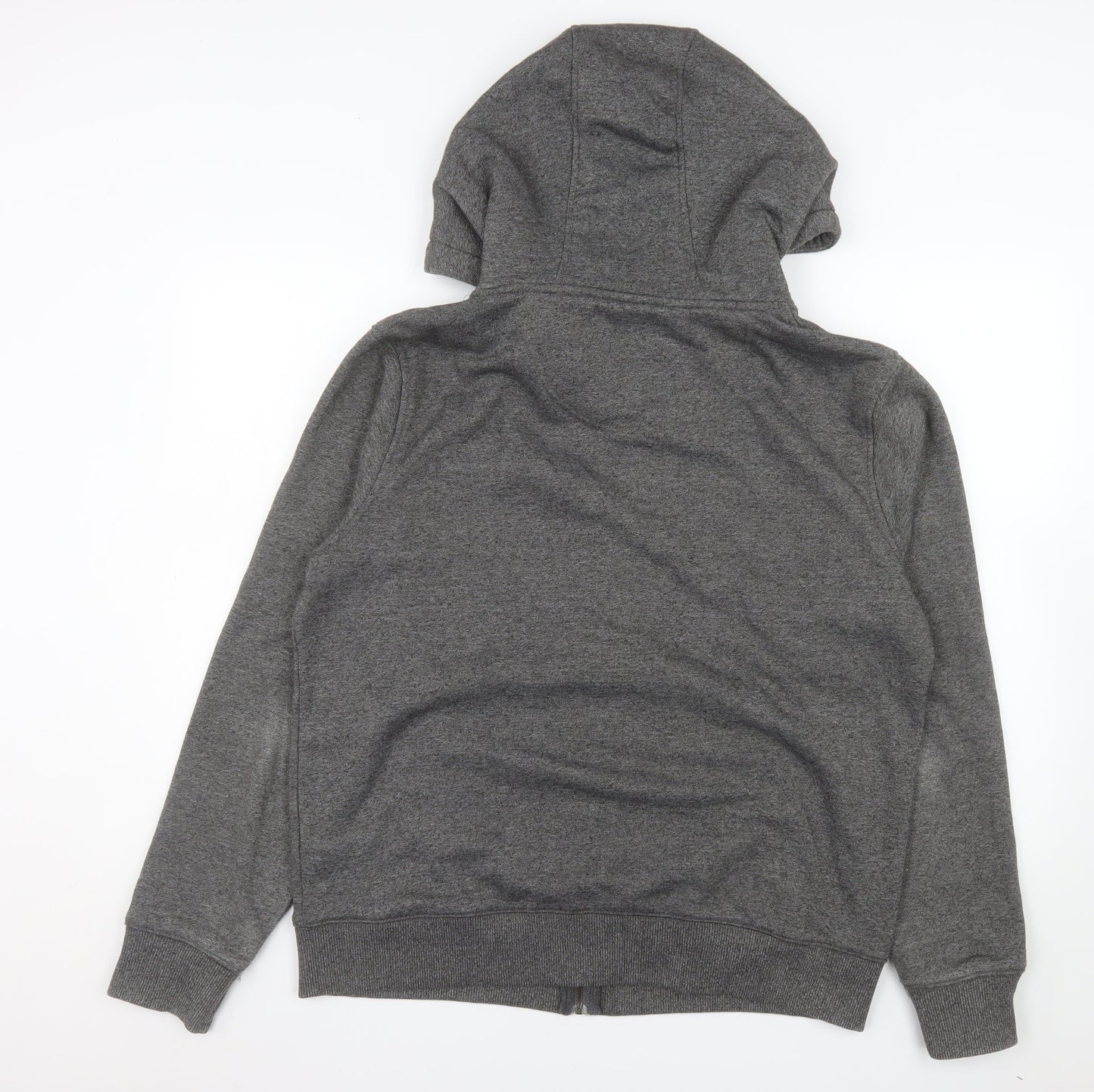 SoulCal & Co Women Grey 2XL Hooded Full Zip Cotton Blend Jacket