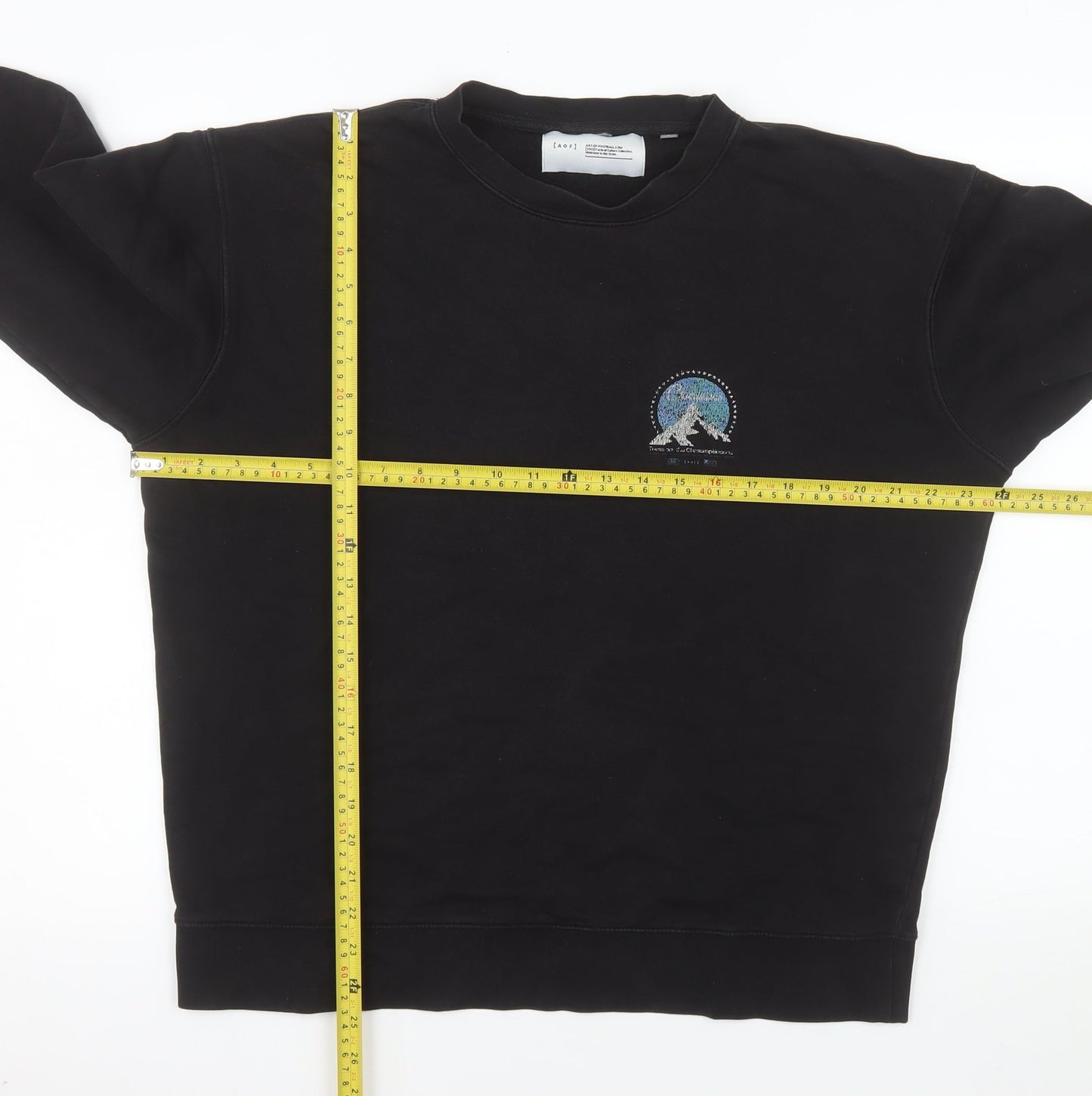 Art of Football Men's Black L Pullover Sweatshirt Graphic Print