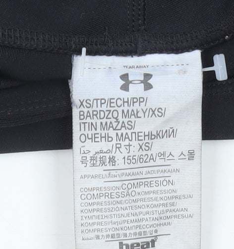 Under Armour Women Black XS Compression Activewear Shorts