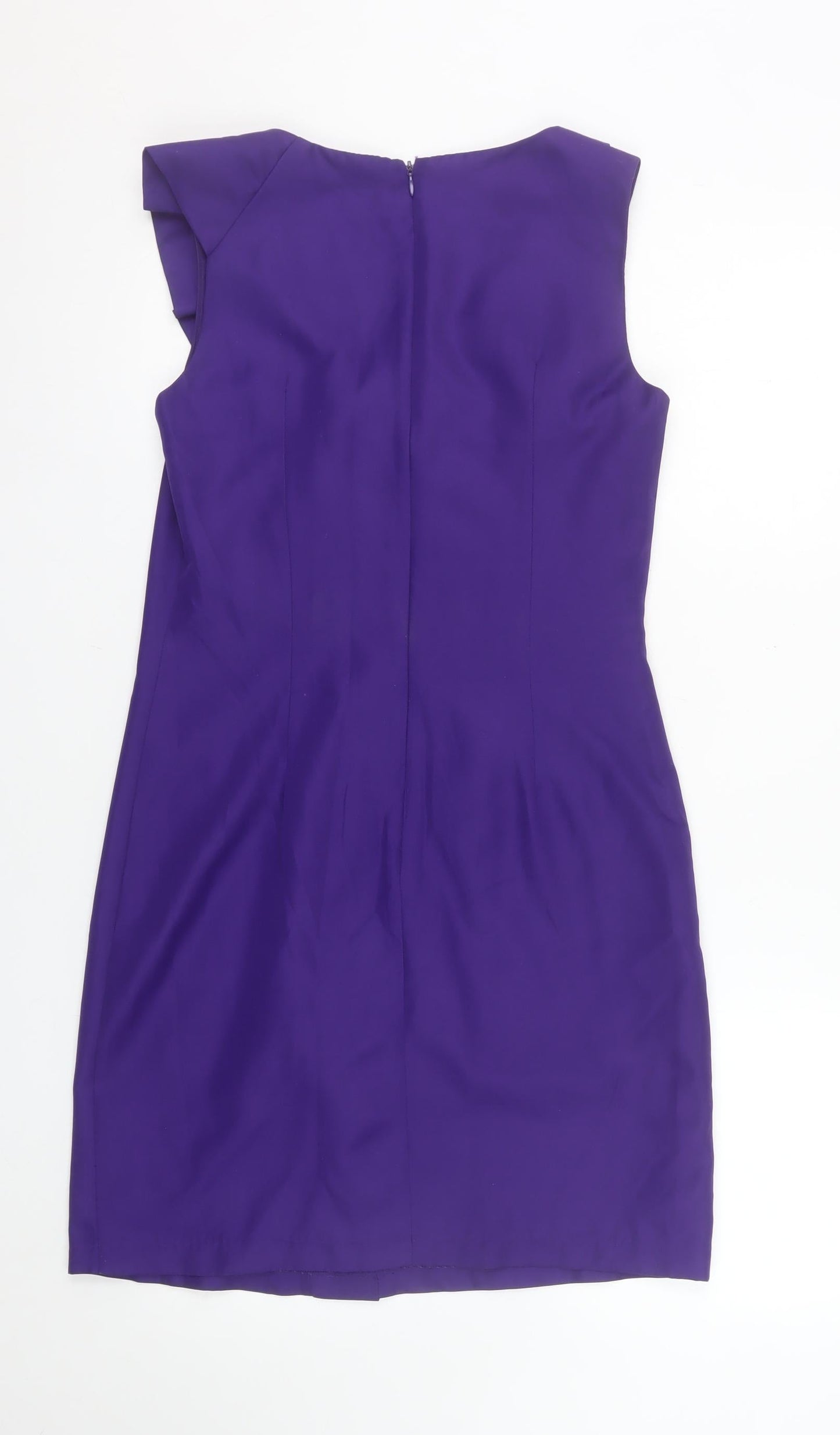 Vila Women’s Purple Sleeveless Knee Length Sheath Dress S