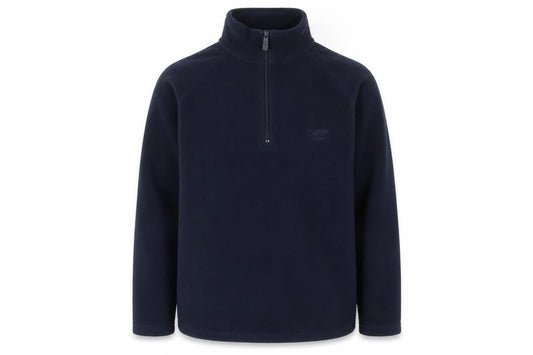 Cotton Traders Men’s XS Navy Fleece 1/4 Zip Pullover Sweatshirt