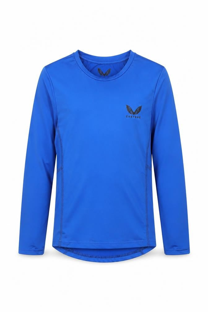 Castore Boys Blue Long Sleeve Athletic Top Size M Moisture Wicking