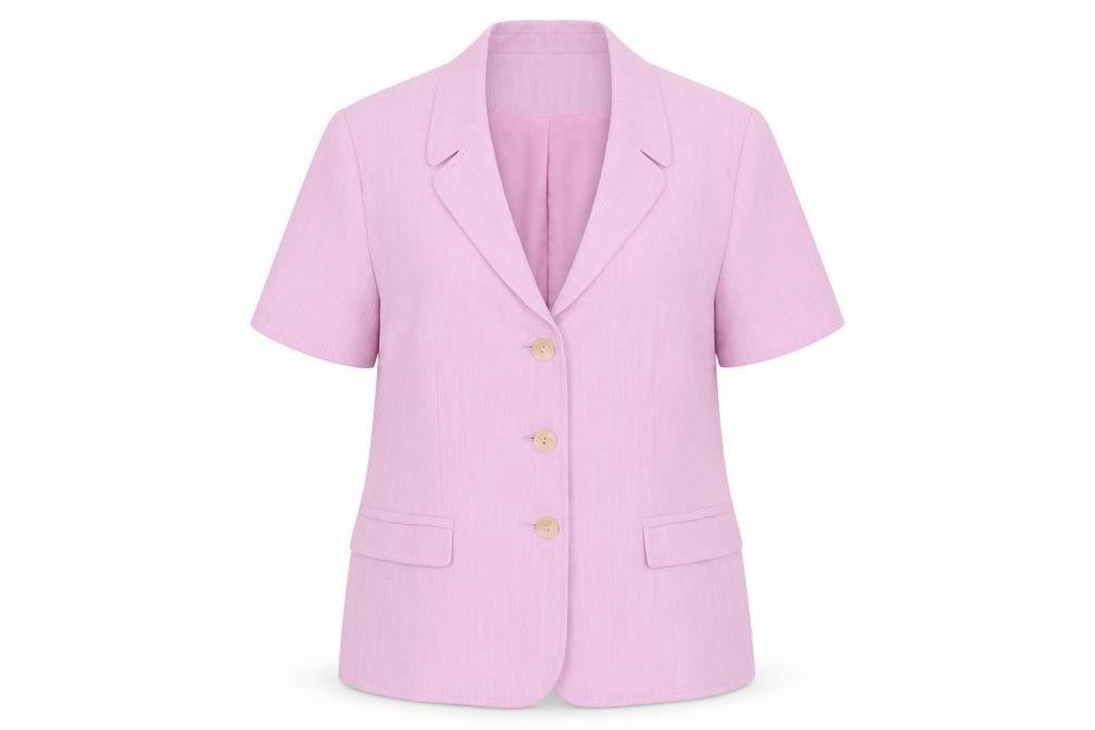 Debenhams Classics Women Pink Size 18 Short Sleeve Blazer Jacket