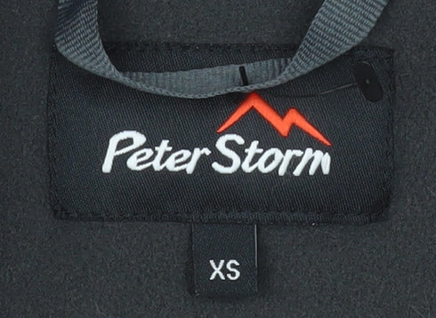 Peter Storm Womens Black XS Fleece Full Zip Outdoor Jacket